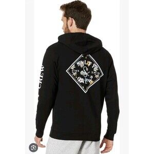 Salty Crew Mens Tippet Shores Fill Fleece Pullover Hoody - Black Size Large L